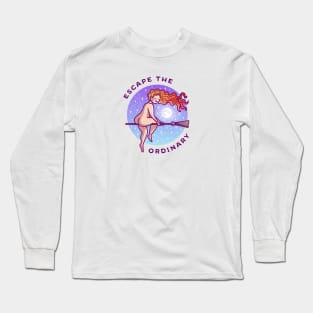 Flying Witch - Escape The Ordinary Long Sleeve T-Shirt